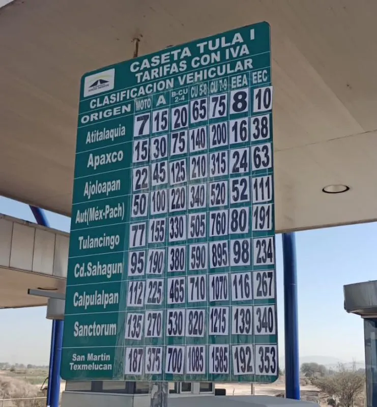 ¡Atención! Aumentan tarifas de peaje en la autopista Arco Norte