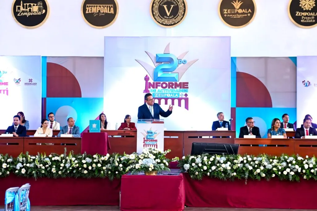 Zempoala presenta su Segundo Informe: seguridad, obras y recaudación, entre resultados