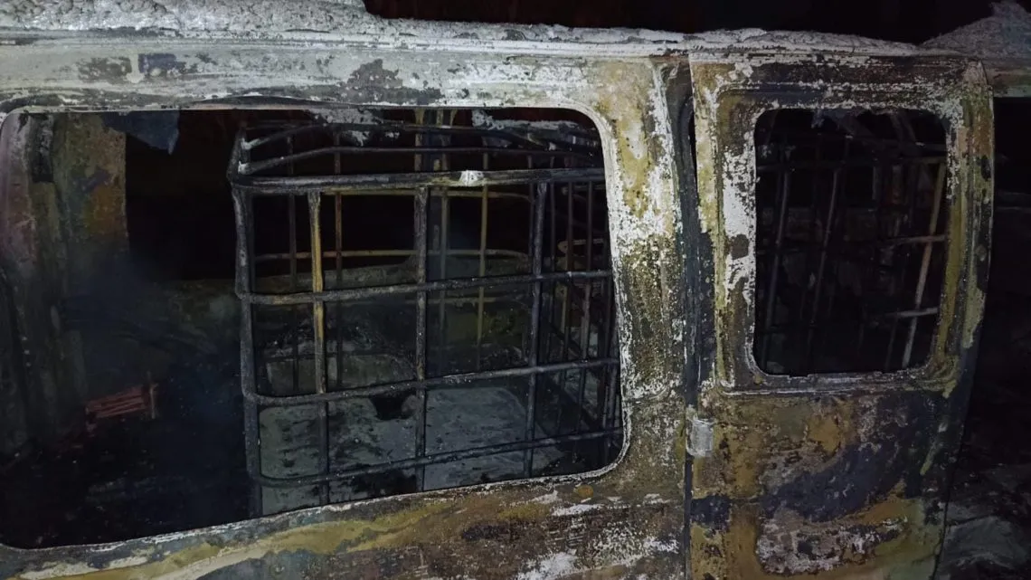 Tlahuelilpan: explota camioneta usada para transportar huachicol