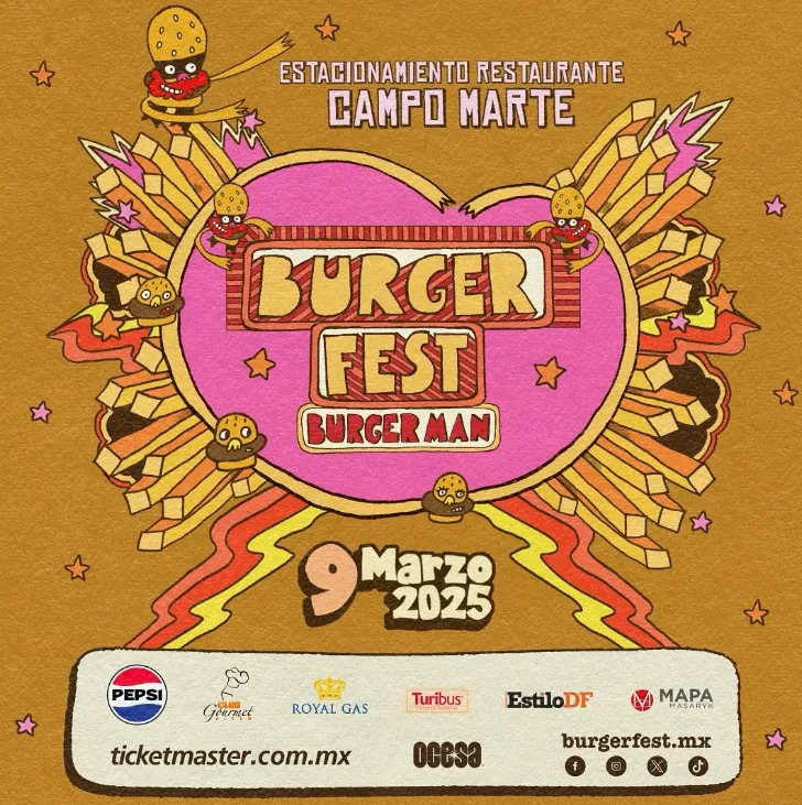 Burger Fest 2025 en CDMX: Fecha, precios y lo que te espera en el festival de hamburguesas