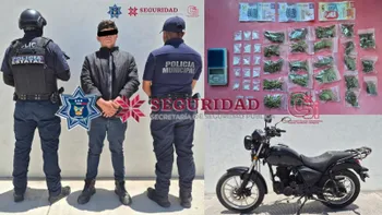 Detienen a presunto narcomenudista en Progreso de Obregón