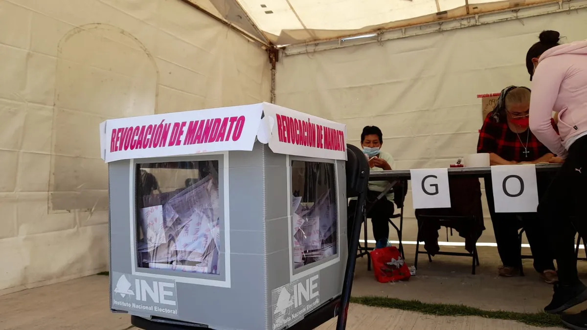 Revocación de Mandato: sin PREP, pero con conteo rápido