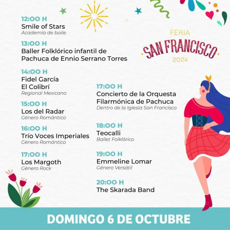 ¡Hoy inicia la tradicional Feria San Francisco 2024!, estas son las actividades de la celebración
