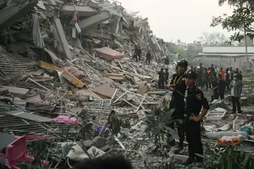 Ascienden a más de mil 600 los fallecidos por terremoto en Myanmar