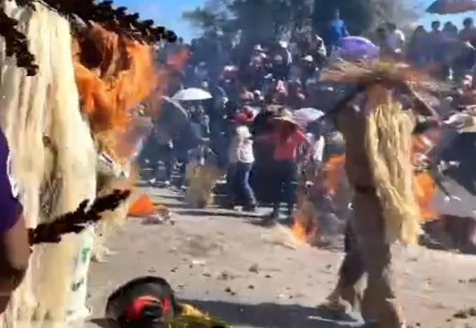 VIDEO. Carnaval en Hidalgo deja a personas lesionadas
