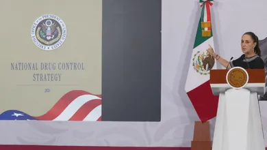 Claudia Sheinbaum respondió a Donald Trump durante la conferencia matutina en Palacio Nacional.