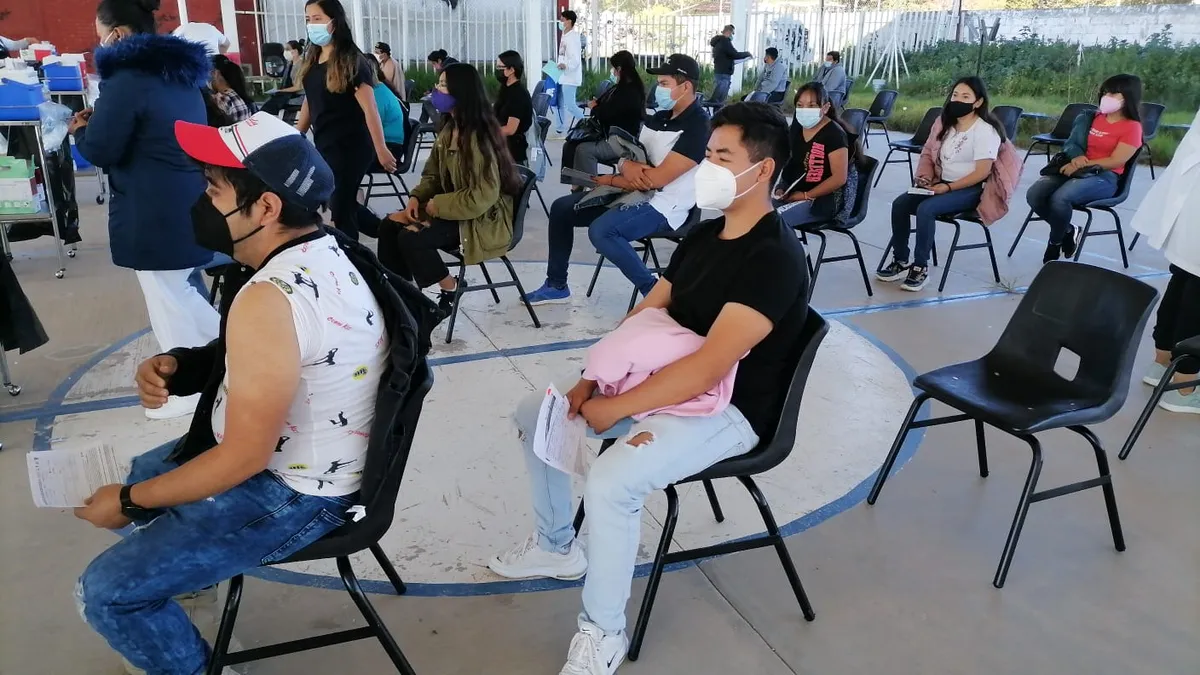 Aplicarán 106 mil 590 vacunas a jóvenes de 18 a 39 años