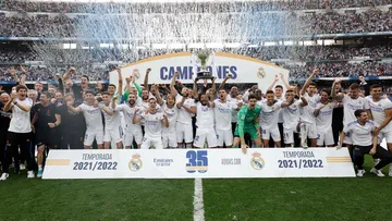 Real Madrid conquista su 35º título en la liga española