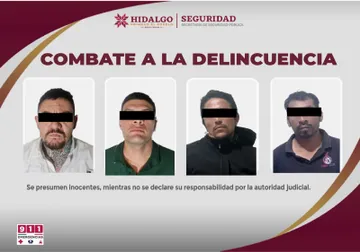 Detienen a cuatro en Tula con armas, droga y vehículos