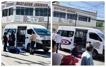 ¡Otra del transporte público en Hidalgo! Peatón fallece tras ser atropellado por combi