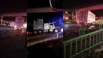 Accidente de tráiler en carretera México–Tuxpan, Singuilucan.