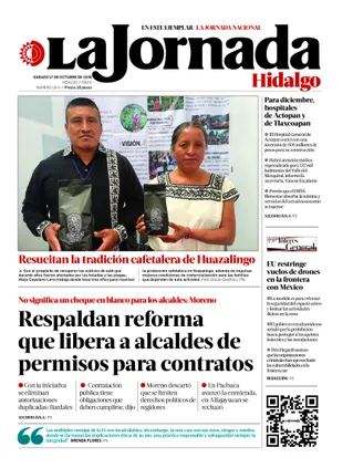 La Jornada Hidalgo | 17 de octubre de 2026