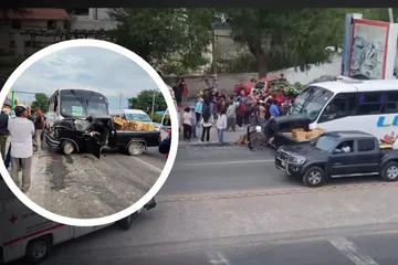 Choque en Ixmiquilpan: acusan al chofer de ir distraído con el celular