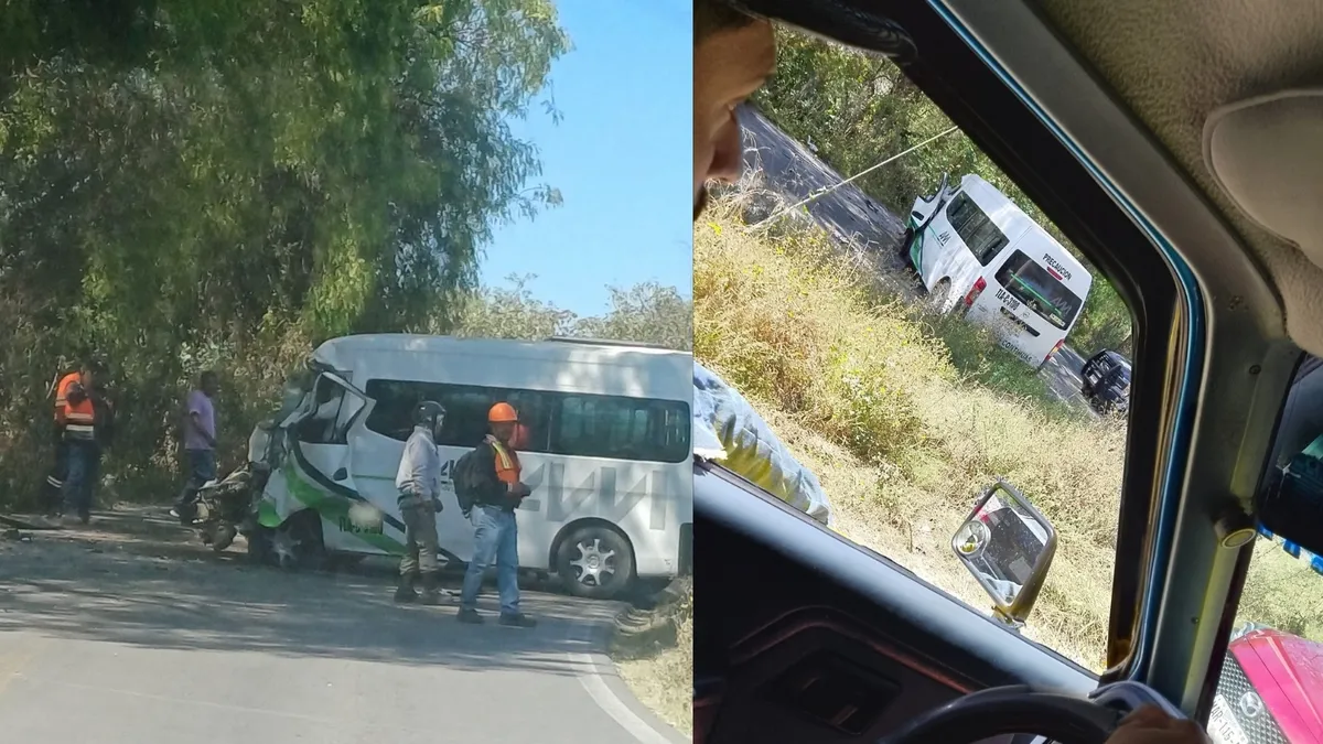 Accidente entre autobús y grúa en la carretera Tula–Tepetitlán