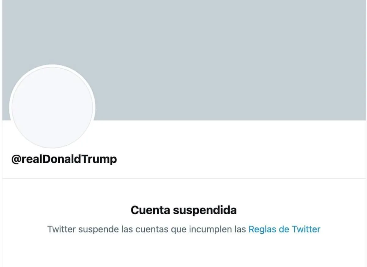 Twitter suspende a Donald Trump para siempre