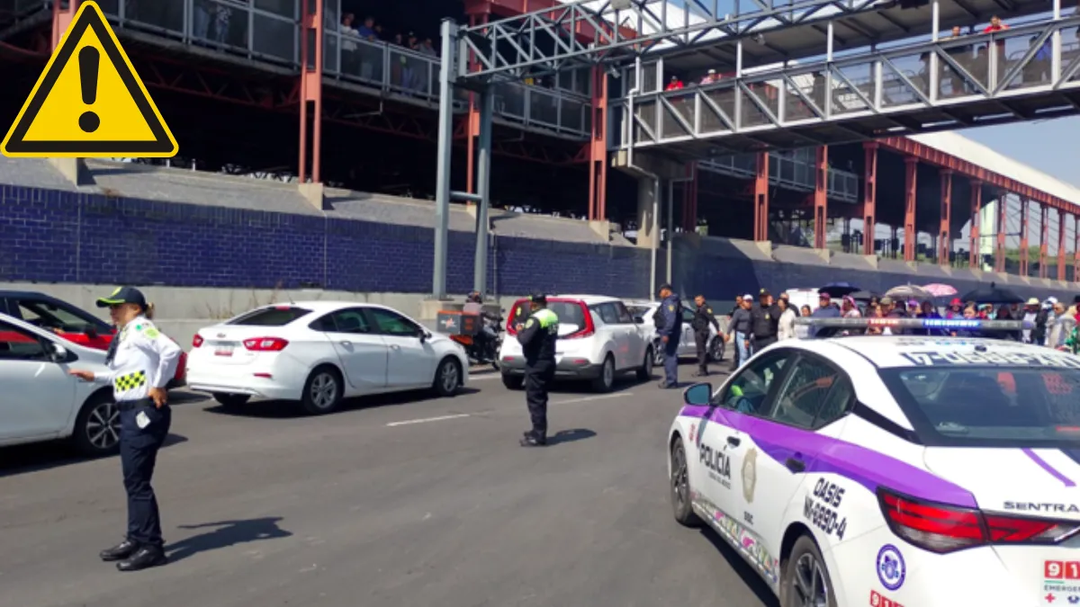 VIDEO | Caos por bloqueo en Zaragoza con dirección a la CDMX; vecinos exigen pagos para viviendas tras inundaciones