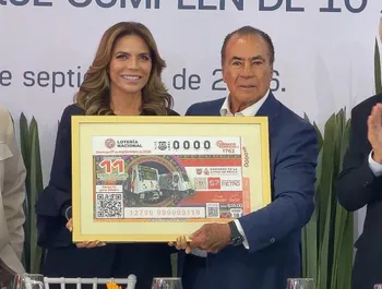 Billete conmemorativo por los 57 años del Metro