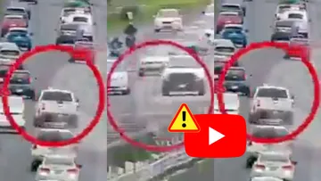 Video captó la persecución y balacera en la autopista México-Pachuca que concluyó con tres presuntos montachoques detenidos.
