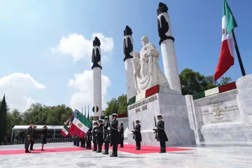 La presidenta Claudia Sheinbaum conmemora 178 años de la gesta de los Niños Héroes