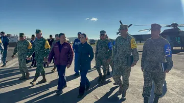 La presidenta visita Hidalgo y asegura que ningún esfuerzo se escatimará para asistir a las familias afectadas.