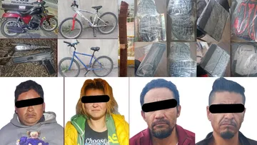 Detenidos por robos en Mineral de la Reforma