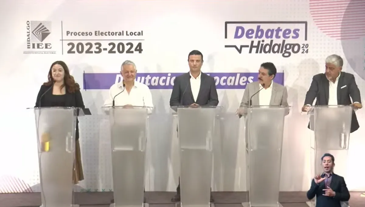 Más crítica que propuestas, en el debate de candidatos a diputados locales en Tulancingo