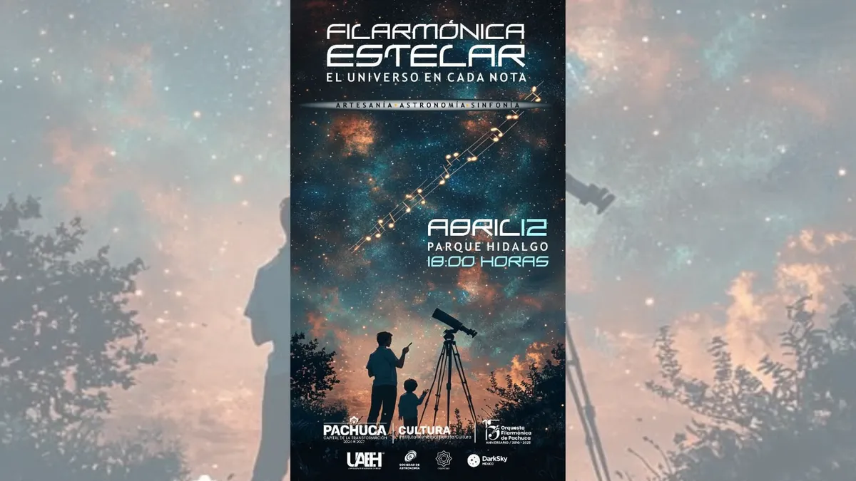 Filarmónica Estelar ilumina Pachuca con música y astronomía