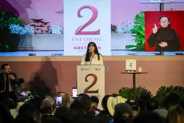 Gretchen Atilano presenta Segundo Informe de Gobierno de Tizayuca con inversión histórica en infraestructura y seguridad