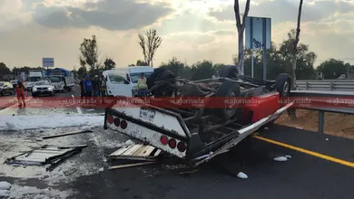 Un accidente en la México-Pachuca provoca tráfico intenso rumbo a Hidalgo; conductores, tomen precauciones.