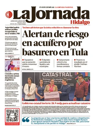 La Jornada Hidalgo | 18 de junio de 2026