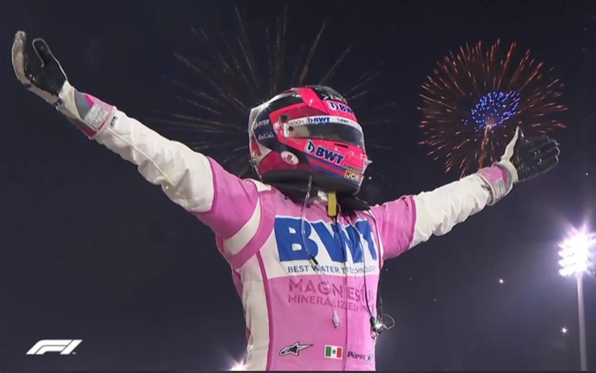 Triunfo histórico de “Checo” Pérez en el GP de Sakhir