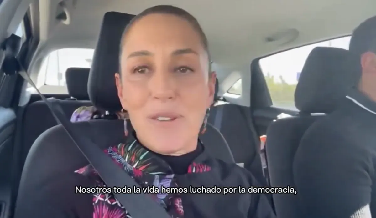 Claudia Sheinbaum: “Es falso que esté en vilo la democracia”
