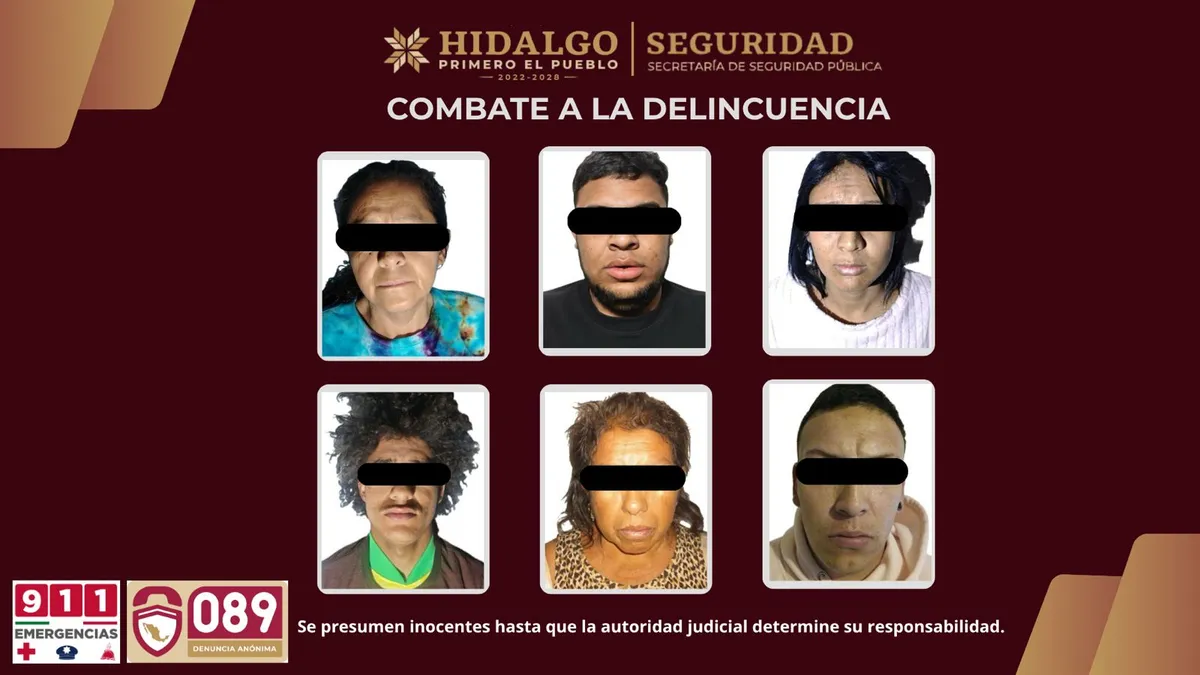 Detenidos por presunta red de prestamos gota a gota en Actopan