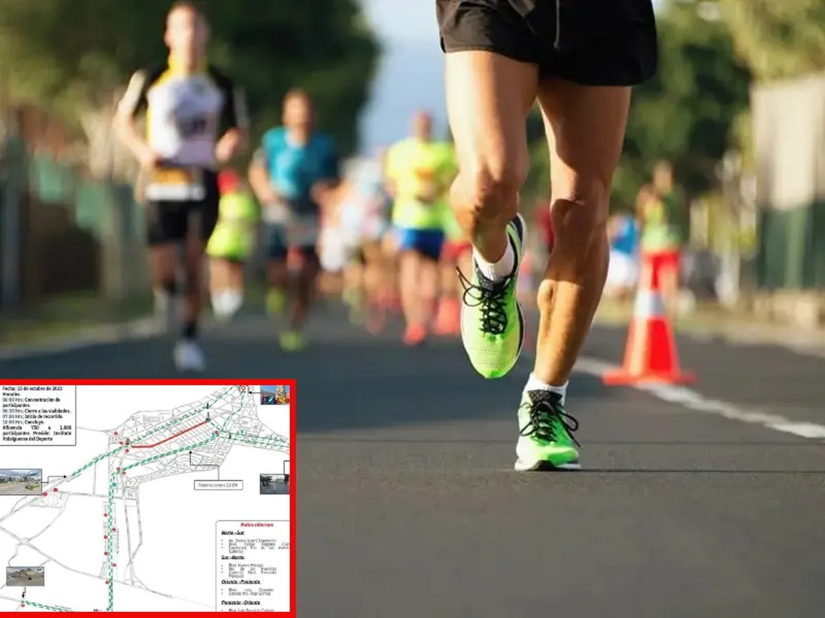 Pachuca: calles cerradas este domingo por el medio maratón