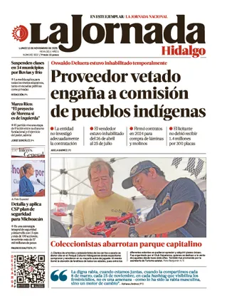 La Jornada Hidalgo | 10 de noviembre de 2025