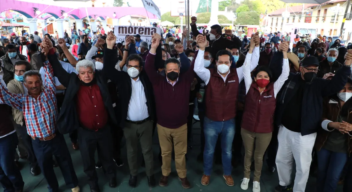 Menchaca destaca fuerza y apoyo para el cambio en Hidalgo