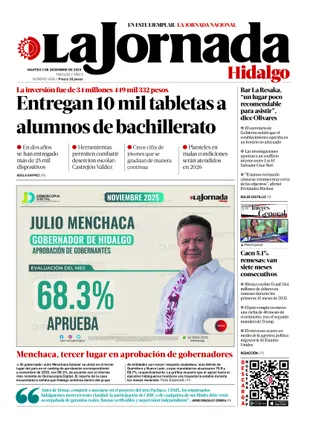 La Jornada Hidalgo | 02 de diciembre de 2025