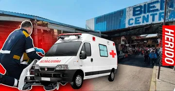 Atacan a hombre en Central de Abastos de Pachuca