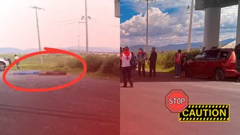 Autoridades resguardaron la carretera Emiliano Zapata–Ciudad Sahagún tras el fallecimiento de dos hombres atropellados.