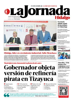 La Jornada Hidalgo | 13 de agosto de 2026