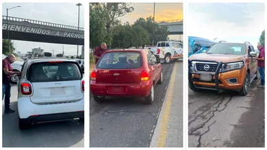 Personal del Sitmah interviene un vehículo que invadió el carril exclusivo del Transporte Metropolitano.