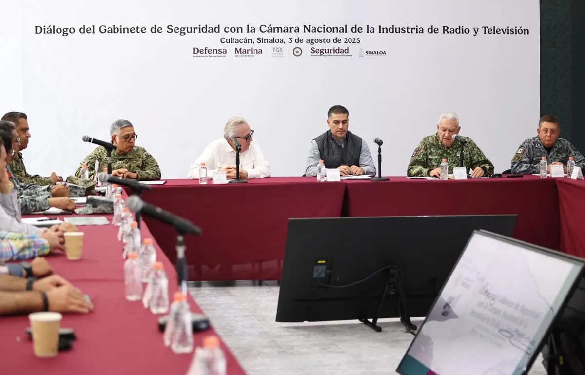 Gabinete de Seguridad fortalece coordinación con medios en Sinaloa