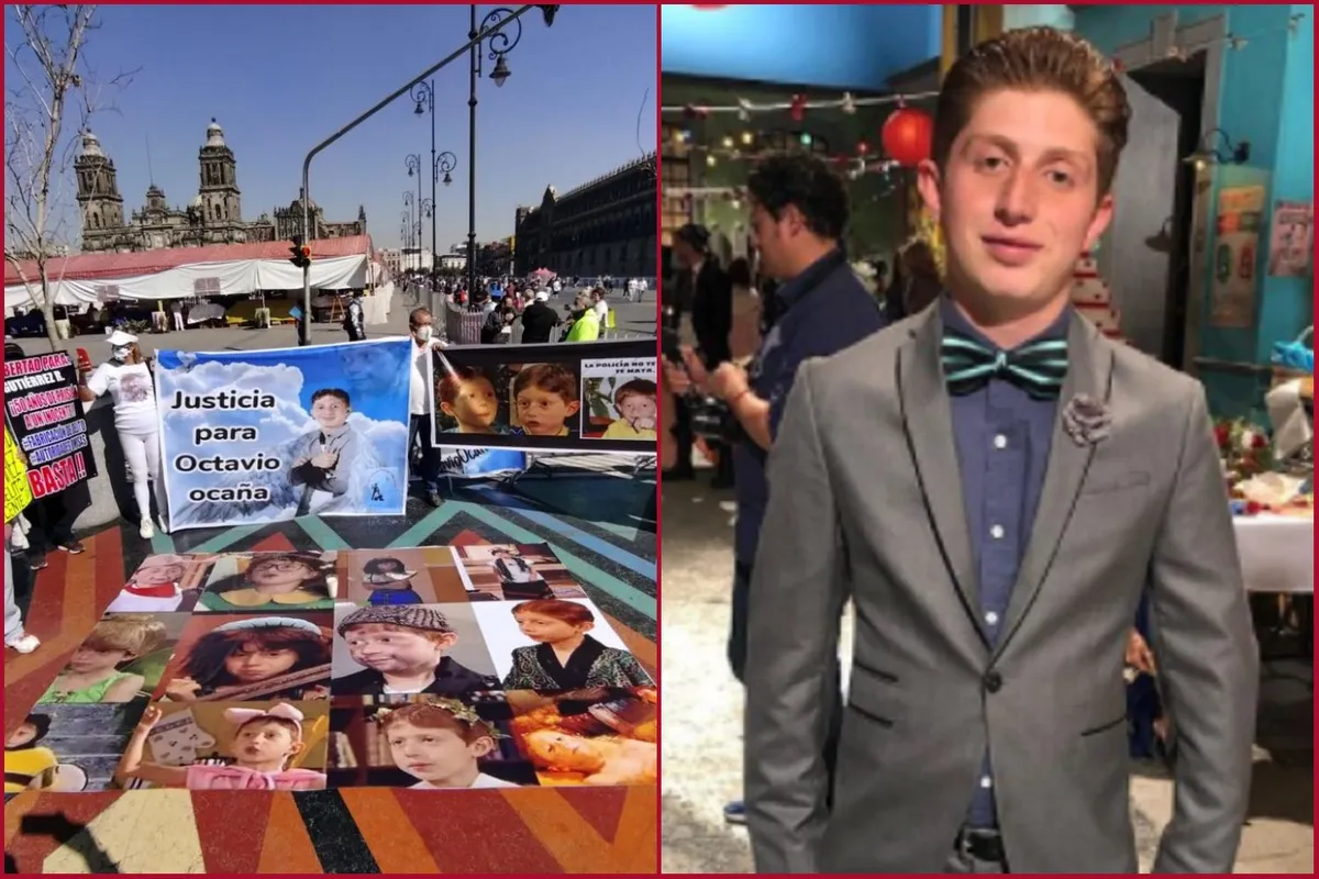 Piden justicia por Octavio Ocaña ‘Benito’ frente a Palacio Nacional