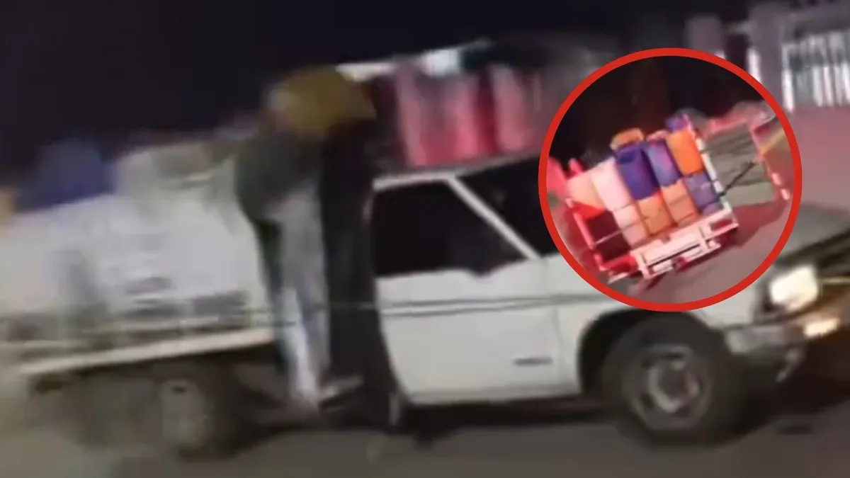 Camioneta abandonada