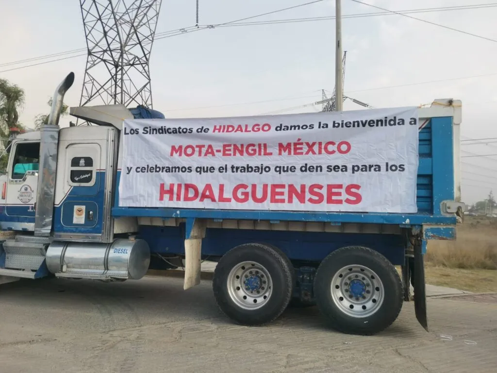 Transportistas piden ser incluidos en trabajos de construcción de la Central de Ciclo Combinado Tula II