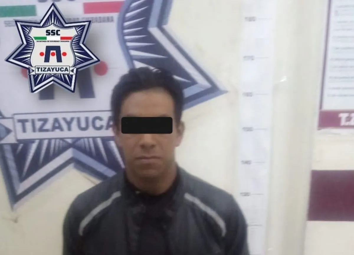 Tizayuca: detienen a sujeto con arma de fuego tras intento de asalto