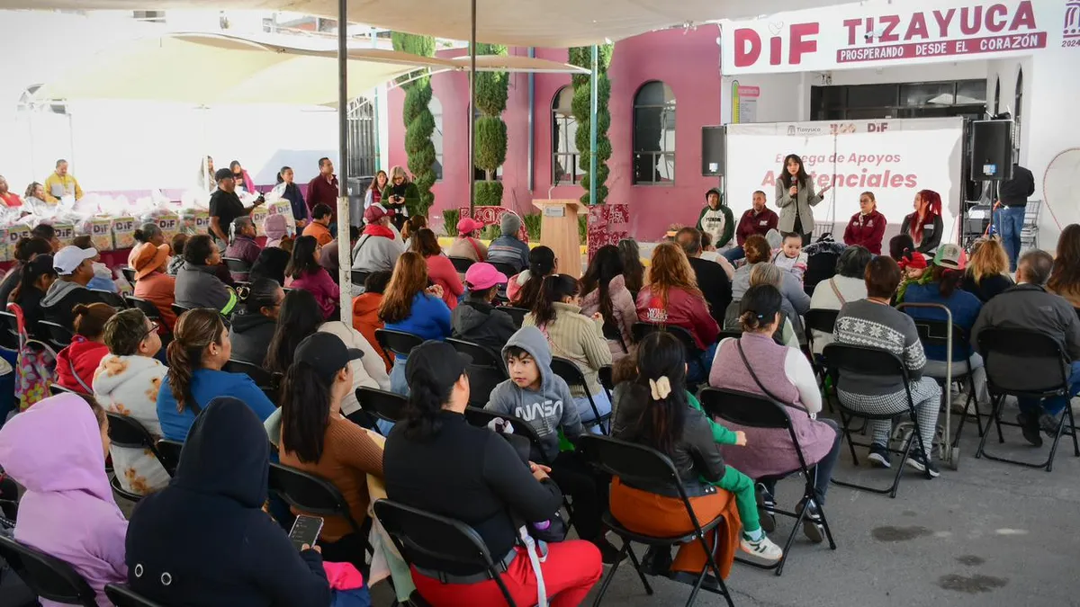 Entrega de apoyos en Tizayuca