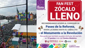 El Zócalo CDMX alcanzó su capacidad máxima debido a la asistencia masiva de seguidores durante el México vs Chequia.