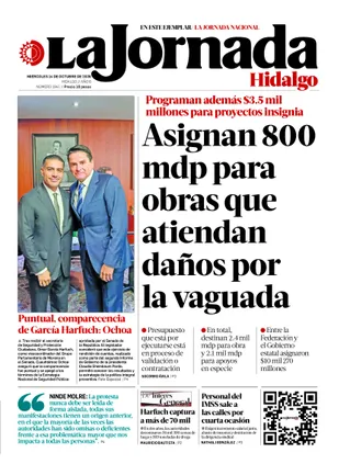 La Jornada Hidalgo | 14 de octubre de 2026