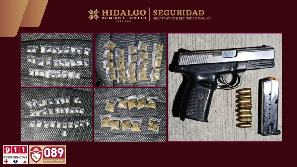 ¡Un menor de edad DETENIDO! Caen presuntos generadores de violencia armados en Tezontepec